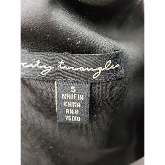 City Triangles Black‎ Sequin Lace Sleeveless Flared Top  Size 5 - Picture 10 of 10